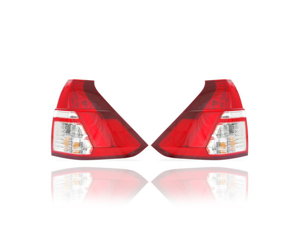 Tail Light Assembly - Compatible/Replacement for '15-16 Honda CR-V - Lower Section - Pair, Left Driver + Right Passenger Set - 33500T1WA01, 33550T1WA01 - CAPA