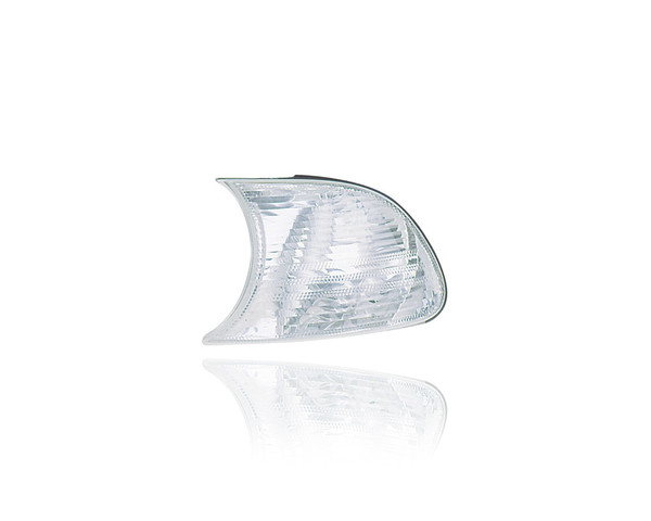 Turn Signal - Parking Light - Compatible/Replacement for '99-01 BMW 3-Series E46 Coupe/Convertible/M3, 03-03 Coupe/Convertible - White - Left Hand - Driver - 63126904307