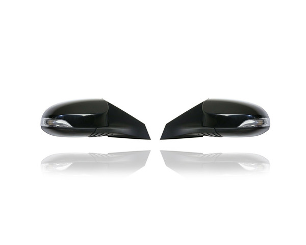 Door Mirror - Compatible/Replacement for '13-18 Toyota Avalon/Hybrid XLE/Premium - Powered, Heated, With Memory & Signal, Without Blind Spot - Pair, Left + Right Set - 8790107011, 8790607041