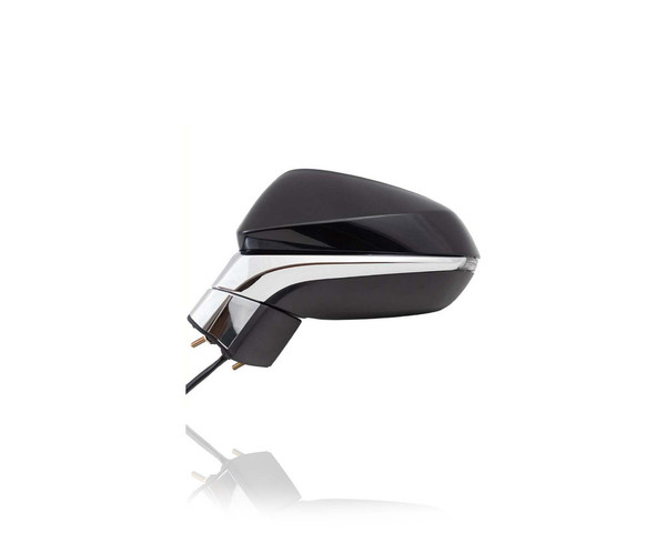 Door Mirror - Compatible/Replacement for '16-22 Lexus RX350/350L/RX450h/RX450hL (Canada Built) - Powered, Heated, With Signal, Matte-Black - Left Hand - Driver - 879400E230