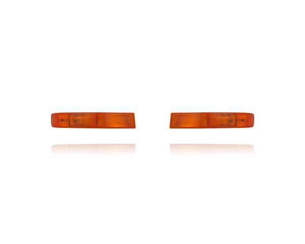 Side Marker Light For GM2521188; GM2520188 03-19 Chevrolet Express GMC Savana - Pair Left and Right