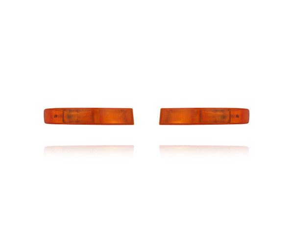 Side Marker Light For 03-20 Chevrolet Express GMC Savana - Both Pair, Left + Right, CAPA-Certified - 23284115, 23284114