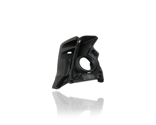 Fog Light Cover - Compatible/Replacement for '17-19 Toyota Highlander/Hybrid LE Plus/XLE/SE/Limited - With Fog Lamp Hole, Textured Black - Right Hand - Passenger - 520300E030