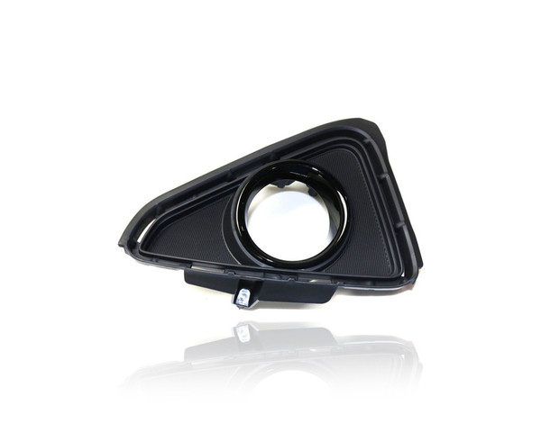 Fog Light Cover - Compatible/Replacement for '16-18 Toyota RAV4/Hybrid-Adventure - With Fog Lamp Hole, Black - Left Hand - Driver - 520400R020