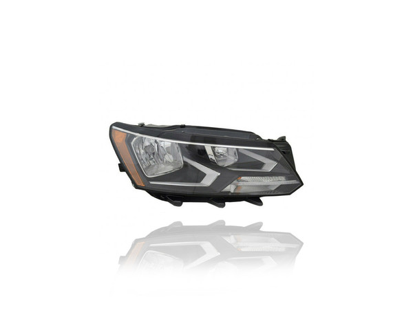 Headlight Assembly - Compatible/Replacement for '16-19 VW Volkswagen Passat - Halogen - Right Hand - Passenger - 561941006F CAPA