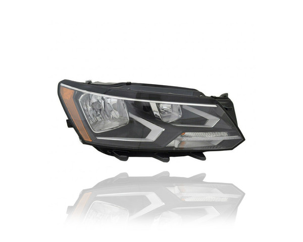 Headlight Assembly - Compatible/Replacement for '16-19 VW Volkswagen Passat - Halogen - Right Hand - Passenger - 561941006F