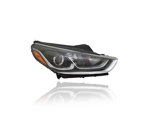 Headlight Assembly - Compatible/Replacement for '18-19 Hyundai Sonata SE/Eco/SEL/Sport-Only - Halogen - Right Hand - Passenger - 92102C2500 CAPA
