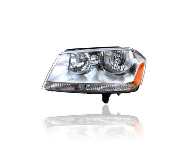 Headlight Assembly - Compatible/Replacement for '08-14 Dodge Avenger SE/SXT - Left Hand - Driver - 5116343AD CAPA