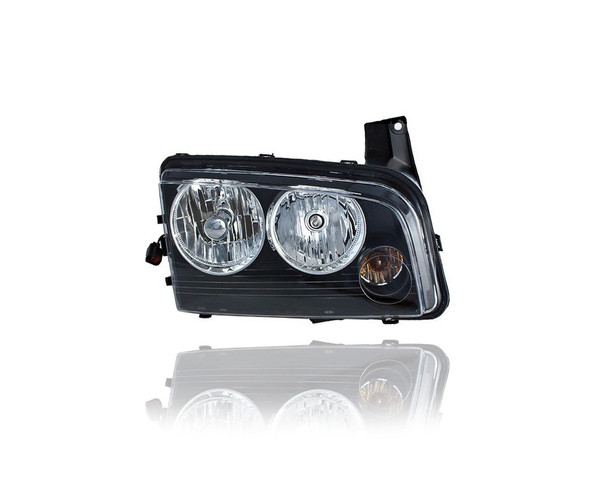 Headlight Assembly - Compatible/Replacement for '06-10 Dodge Charger - Halogen - Right Hand - Passenger - 4806164AK CAPA