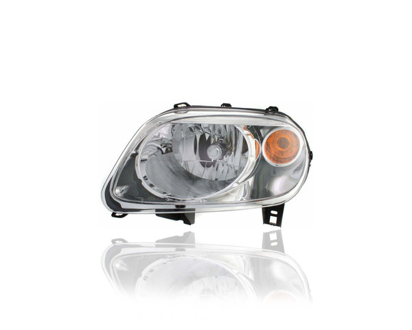 Headlight Assembly - Compatible/Replacement for '06-11 Chevrolet HHR - Chrome Interior Bezel - Left Hand - Driver - 15827441