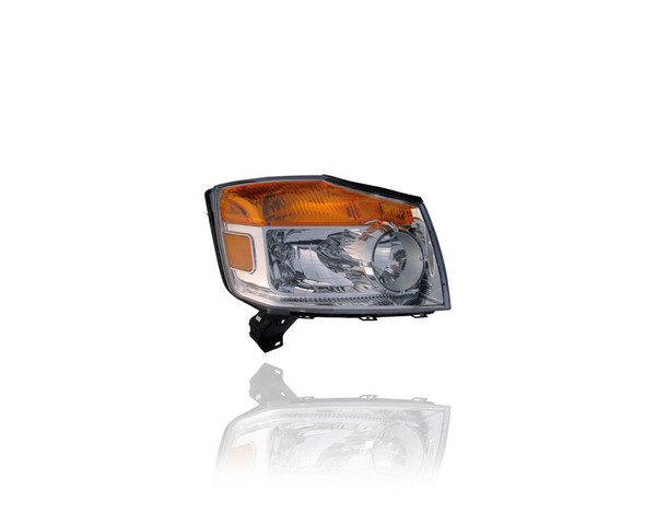 Headlight Assembly - Compatible/Replacement for '08-15 Nissan Titan - Right Hand - Passenger - 260109GA0B