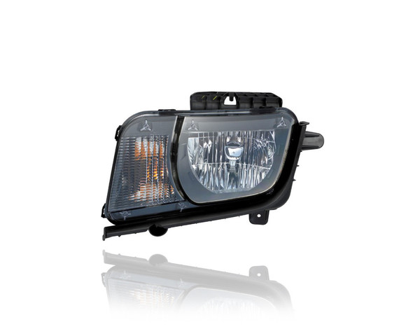 Headlight Assembly - Compatible/Replacement for '10-13 Chevrolet Camaro Coupe/Convertible-LS/1LT/2LT/1SS/2SS-Only - Halogen - Left Hand - Driver - 22959917