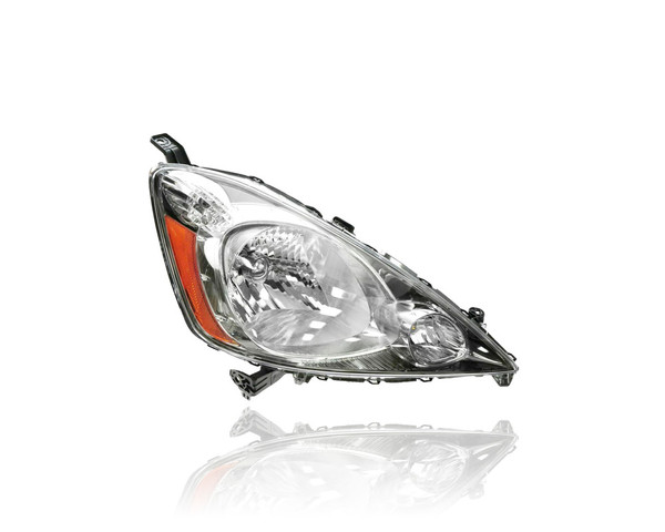Headlight Assembly - Compatible/Replacement for '09-11 Honda Fit Sport - Black Interior Bezel - Right Hand - Passenger - 33100TK6A11