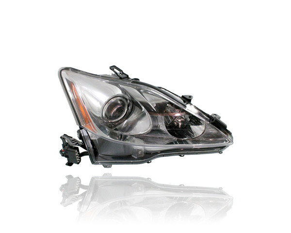 Headlight Assembly - Compatible/Replacement for '06-08 Lexus IS250/350 - Halogen Without Auto Level - Right Hand - Passenger - 8113053270 CAPA