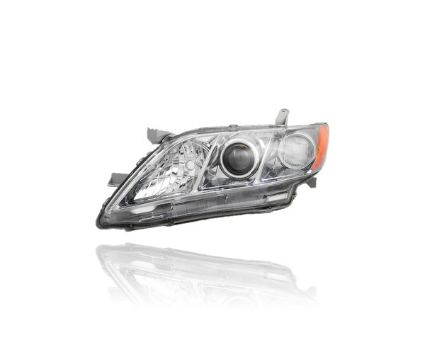 Headlight Assembly - Compatible/Replacement for '07-09 Toyota Camry Hybrid (USA Built) - Halogen - Left Hand - Driver - 8115006C10 CAPA