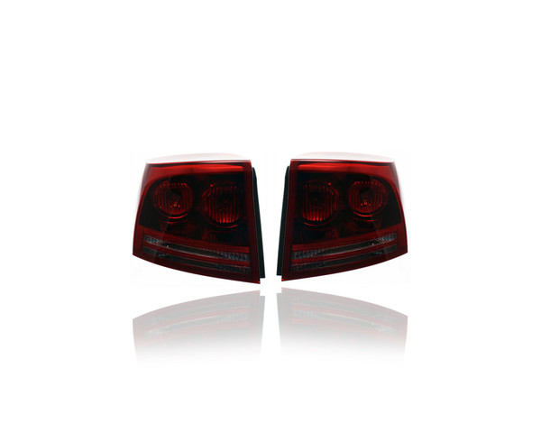 Tail Light - Compatible/Replacement for '06-08 Dodge Charger - Pair, Left Driver + Right Passenger Set - 5174406AA, 5174407AA