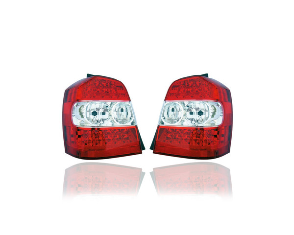 Tail Light - Compatible/Replacement for '06-07 Toyota Highlander Hybrid - Pair, Left Driver + Right Passenger Set - 8155148130, 8156148130
