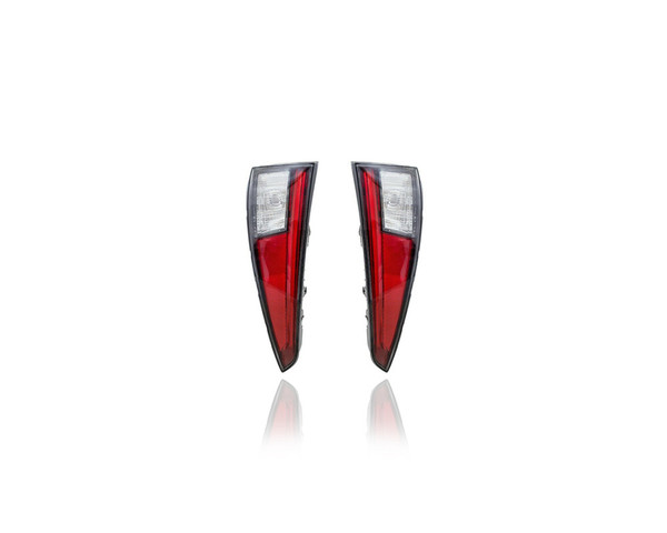 Tail Light - Compatible/Replacement for '16-18 Toyota Prius - Lower On Rear Bumper - Pair, Left Driver + Right Passenger Set - 8158147021, 8159147021 CAPA