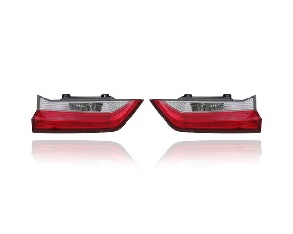 Tail Light Assembly - Compatible/Replacement for '17-19 Honda CR-V - Inner On Liftgate - Pair, Left Driver + Right Passenger Set - 34150TLAA01, 34155TLAA01 CAPA