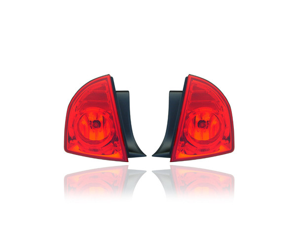 Tail Light Assembly - Compatible/Replacement for '08-12 Chevrolet Malibu/Hybrid LS/LT-Only - Outer On Body Halogen - Pair, Left Driver + Right Passenger Set - 20914364, 20914363