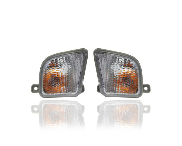 Turn Signal Light Assembly - Compatible/Replacement for '18-20 Honda Odyssey (Exclude LX), 19-21 Passport - Pair, Left Driver + Right Passenger Set - 33300THRA01, 33350THRA01 CAPA