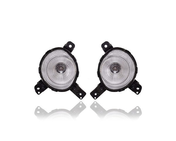 Daytime Running Light - Compatible/Replacement for '19-19 Kia Forte Sedan FE/LXS - Pair, Left Driver + Right Passenger Set - 92208M7000, 92207M7000