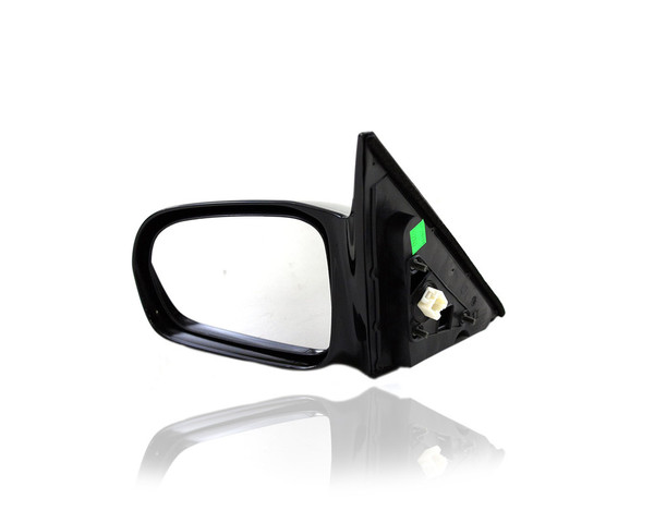 Door Mirror - Compatible/Replacement for '01-05 Honda Civic Sedan EX - Powered, Non-Heated, Glossy Black - Left Hand - Driver - 76250S5DA21ZA