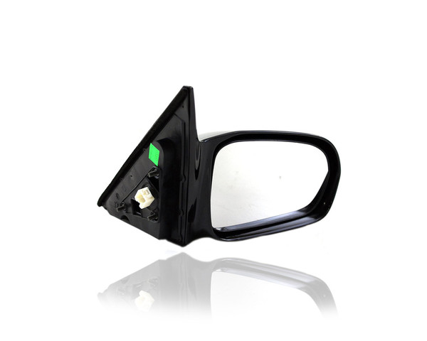 Door Mirror - Compatible/Replacement for '01-05 Honda Civic Sedan EX - Powered, Non-Heated, Glossy Black - Right Hand - Passenger - 76200S5DA21ZA