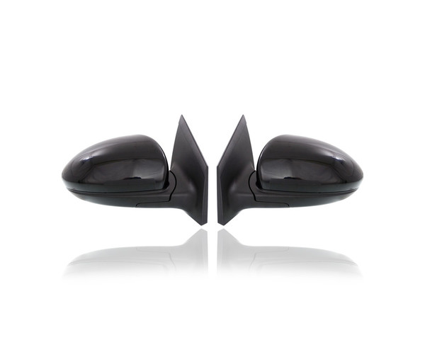 Door Mirror - Compatible/Replacement for '12-15 Chevrolet Cruze, 16-16 Limited/LT/Eco/LTZ - Powered, Heated, Without Blind Spot - Pair, Left Driver + Right Passenger Set - 19258660, 19258659
