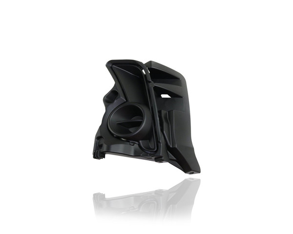 Fog Light Cover - Compatible/Replacement for '17-19 Toyota Highlander/Hybrid LE-Only - Without Hole, Textured Black - Left Hand - Driver - 520400E040