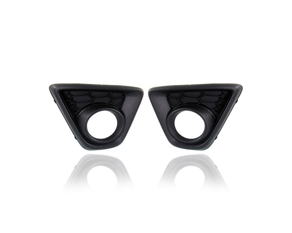 Fog Light Cover - Compatible/Replacement for '13-15 Mazda CX5 - Pair, Left Driver + Right Passenger Set - KD5350C11, KD5350C21