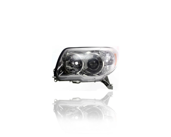 Headlight - Compatible/Replacement for '06-09 Toyota 4Runner Sport - Halogen Black Smoked Interior Bezel - Left Hand - Driver - 8117035451 - CAPA