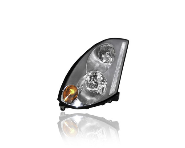 Headlight - Compatible/Replacement for '03-05 Infiniti G35 Coupe - HID Without HID Kit, Lens & Housing Only - Left Hand - Driver - 26075AM801