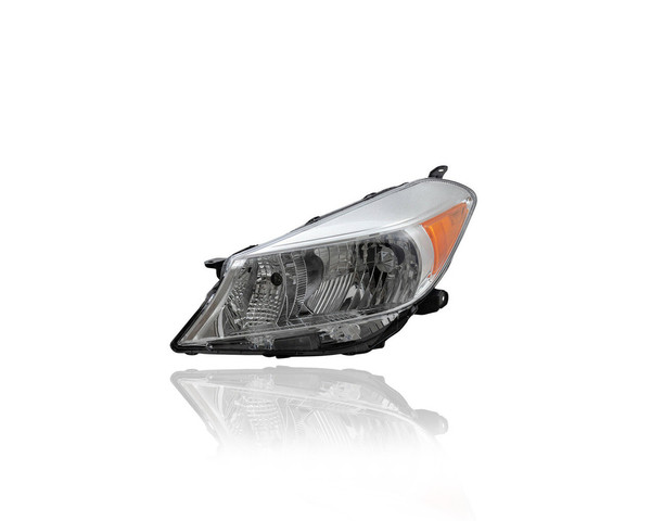 Headlight - Compatible/Replacement for '12-14 Toyota Yaris Hatchback L/LE - Halogen - Left Hand - Driver - 8117052D30