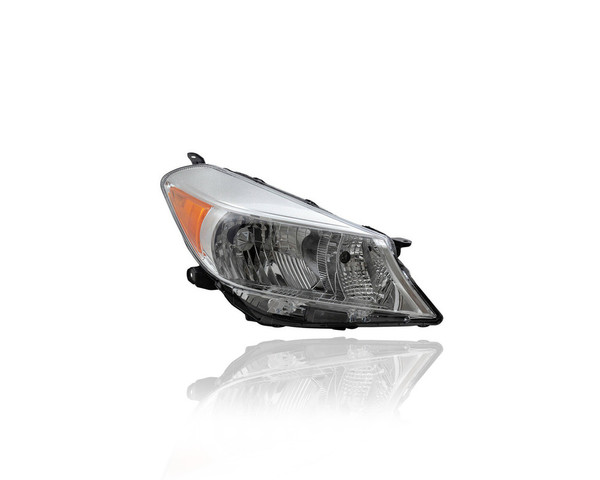 Headlight - Compatible/Replacement for '12-14 Toyota Yaris Hatchback L/LE - Halogen - Right Hand - Passenger - 8113052D30