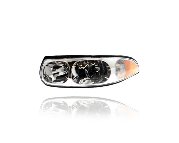 Headlight Assembly - Compatible/Replacement for '00-05 Buick LeSabre-Custom - With Fluted Hi-Beam Surface - Right Hand - Passenger - 19245370
