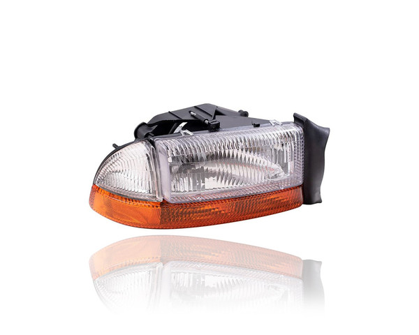 Headlight Assembly - Compatible/Replacement for '98-04 Dodge Dakota, 98-03 Durango - With Corner Lamp - Right Hand - Passenger - 55055110AI - CAPA