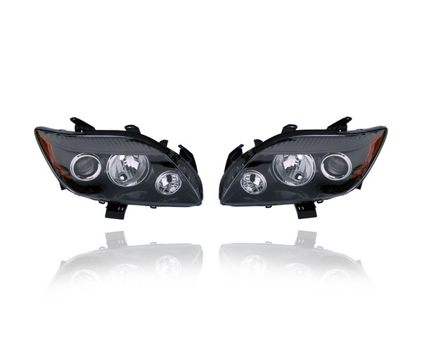Headlight For 08-10 Scion tC - Without Base Package - Pair, Left Driver + Right Passenger Set - 8113021190, 8117021190