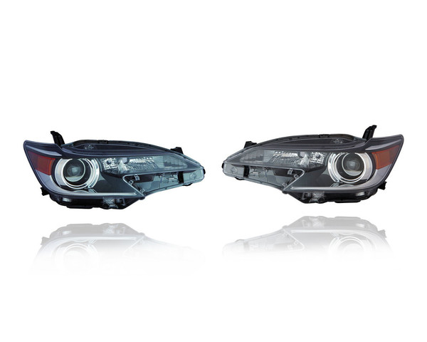 Headlight For 14-16 Scion tC - CAPA - Pair, Left Driver + Right Passenger Set - 8113021180, 8117021180