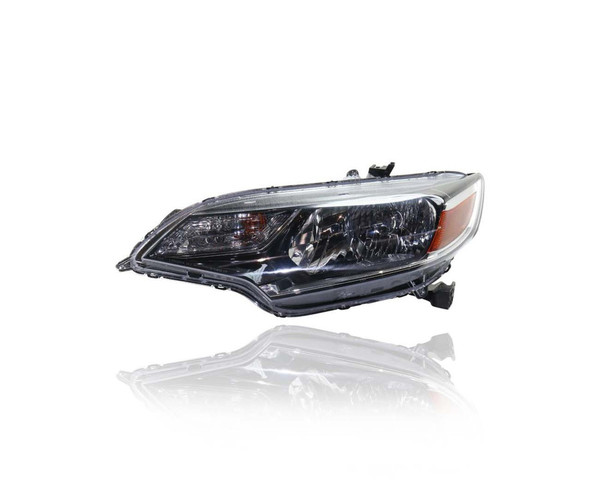 Headlight Assembly - Compatible/Replacement for '18-20 Honda Fit LX/Sport/EX/EXL - Halogen - Left Hand - Driver - 33150T5AA31 - CAPA