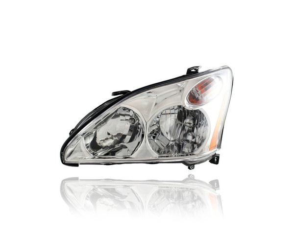 Headlight Assembly - Compatible/Replacement for '04-06 Lexus RX330, 07-09 RX350 (North American Built) - Halogen - Left Hand - Driver - 811500E010