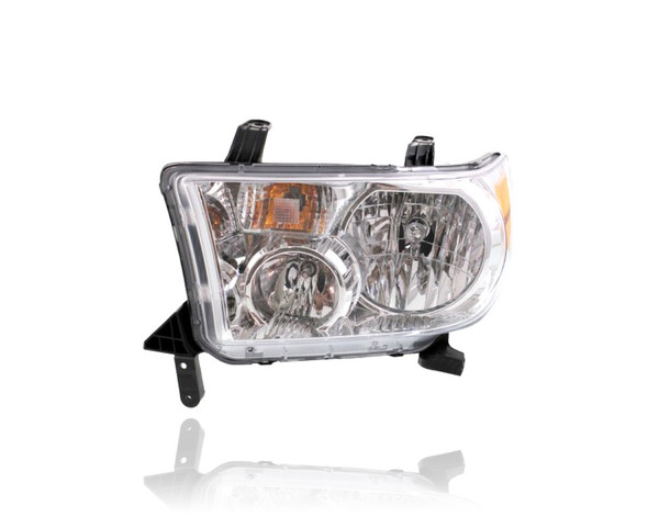 Headlight Assembly - Compatible/Replacement for '09-13 Toyota Tundra - Halogen With Level Control - Left Hand - Driver - 811500C070 - CAPA