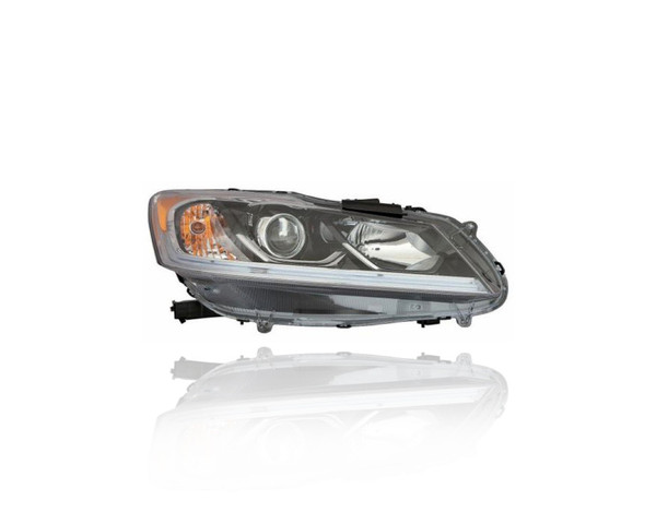 Headlight Assembly - Compatible/Replacement for '17-17 Honda Accord Hybrid Base/EXL - Halogen - Right Hand - Passenger - 33100T2AA91 - CAPA
