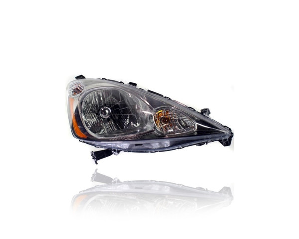 Headlight Assembly - Compatible/Replacement for '09-11 Honda Fit-Sport - Black Interior Bezel - Right Hand - Passenger - 33100TK6A11 - CAPA