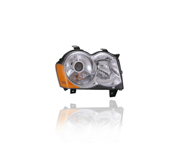 Headlight Assembly - Compatible/Replacement for '08-10 Jeep Grand Cherokee - HID Without Kit & Leveling - Right Hand - Passenger - 55157484AH