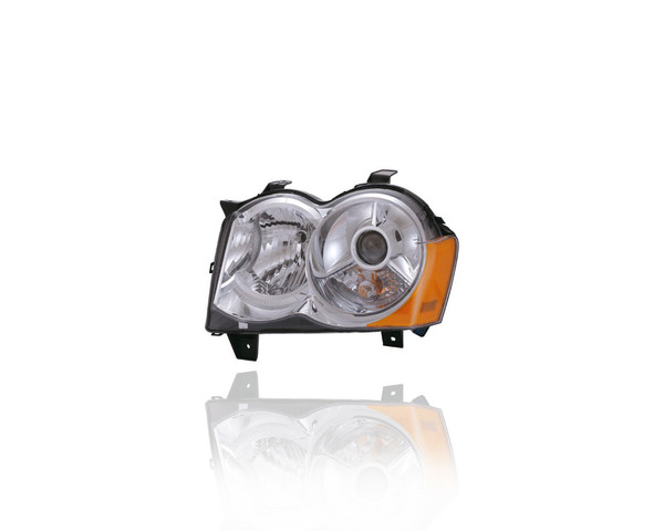 Headlight Assembly - Compatible/Replacement for '08-10 Jeep Grand Cherokee - HID Without Kit & Leveling - Left Hand - Driver - 55157485AG