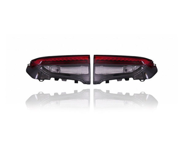 Tail Light - Compatible/Replacement for '19-21 Toyota RAV4/Hybrid, 21-21 Prime (Japan Built) - LED, Inner On Liftgate - Pair, Left Driver + Right Passenger Set - 8158142151, 8159142121