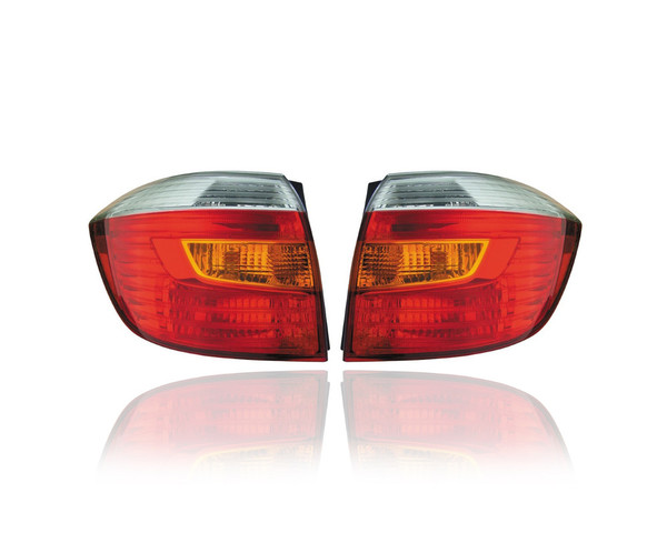 Tail Light - Compatible/Replacement for '08-10 Toyota Highlander Base/SE/Limited (Japan Built) - Pair, Left Driver + Right Passenger Set - 8155148160, 8156148160