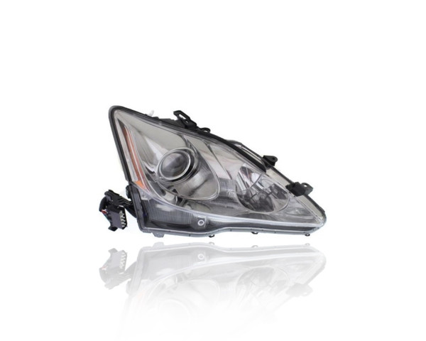Headlight For LX2503133 06-08 Lexus IS250/350 - Right Hand - Passenger, HID-Type With Auto-Leveler, NSF