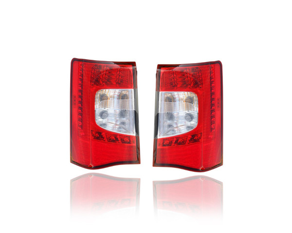Tail Light Assembly - Compatible/Replacement for '11-16 Chrysler Town & Country - Pair, Left Driver + Right Passenger Set - 5182530AE, 5182531AE - CAPA